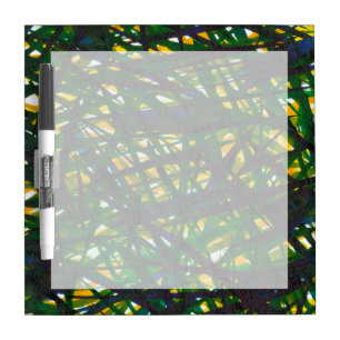 Green Thicket II Dry-Erase Board