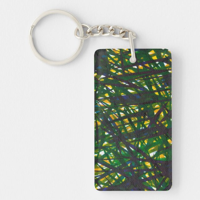 Green Thicket II Keychain (Front)