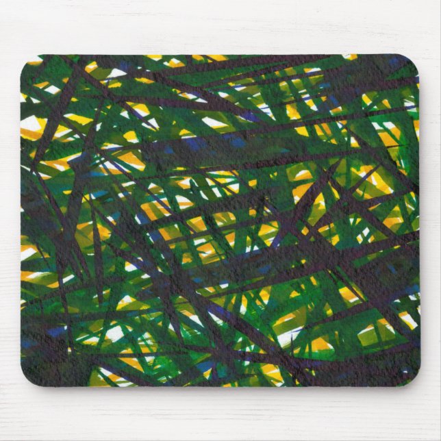 Green Thicket II Mouse Pad (Front)