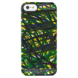 Green Thicket II Clear iPhone SE/5/5s Case