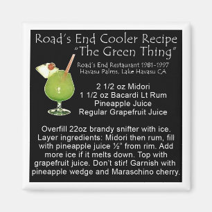 Green Thing Recipe Magnet