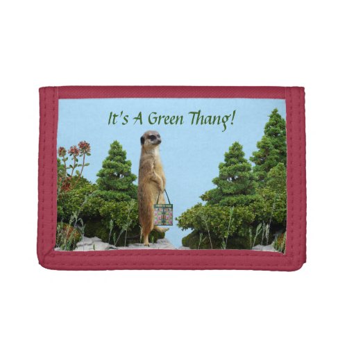 Green Thing _  Trifold Wallet