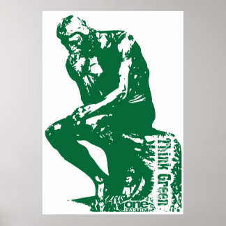 Green Thinker Poster