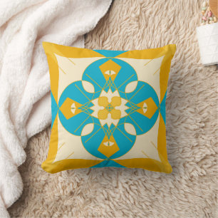 green throw pillow