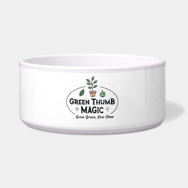Green Thumb Magic | Urban Gardening Bowel Bowl (Front)