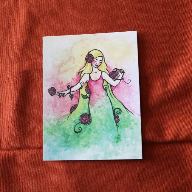 Green Thumb Springtime Postcard (Creator Uploaded)