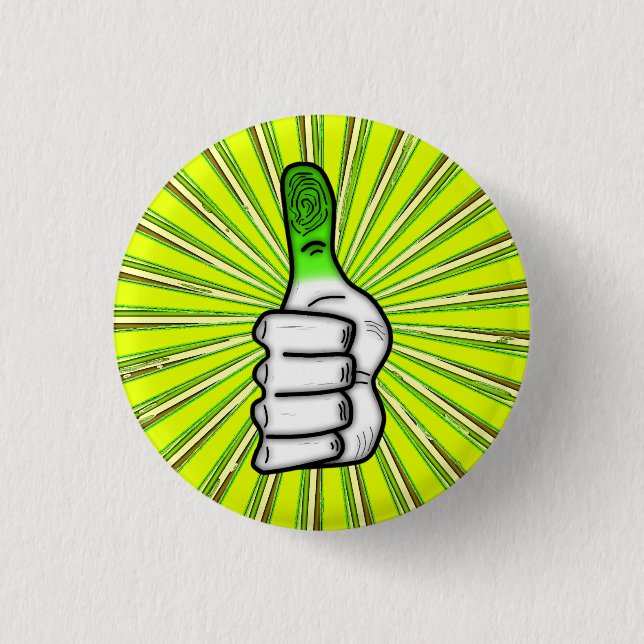 Green thumb v2 button (Front)