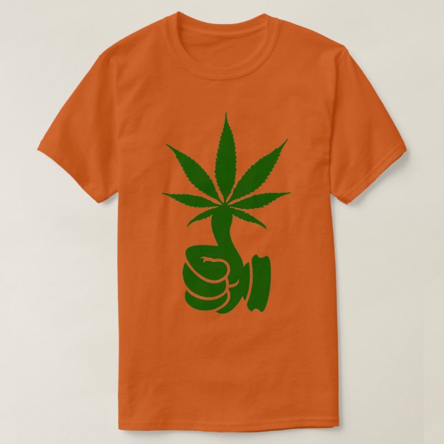 Green Thumb (Weed) VRS2  T-Shirt (Design Front)