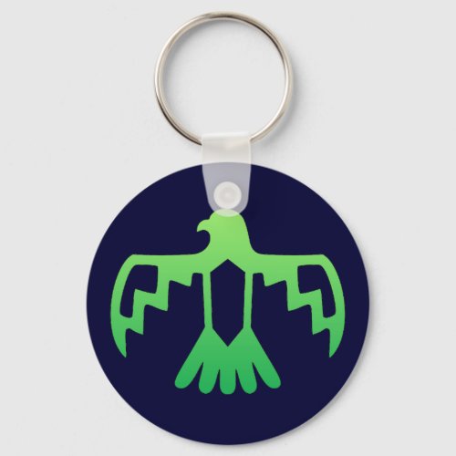 Green Thunderbird Keychain