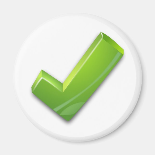 Green-Tick Magnet (Front)