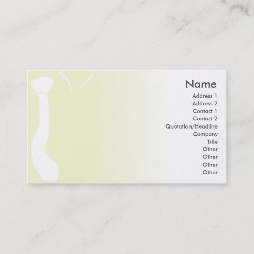 Green Tie - Business Business Card Templates