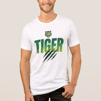 Green Tiger Bold Typography Tri-Blend Shirt