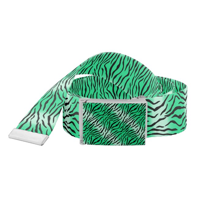green tiger print belt (Snake)