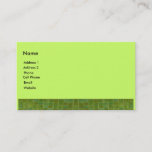 Green Tile Business Card at Zazzle