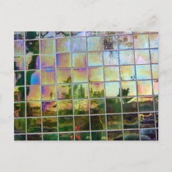 Green Tile Postcard by DonnaGrayson_Photos at Zazzle
