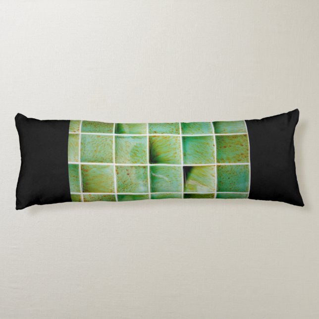 Green tiles body pillow (Back)