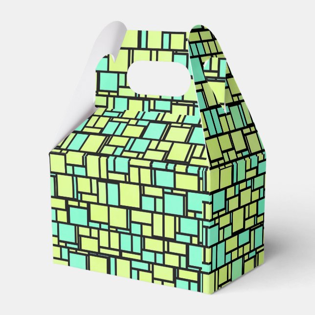 Green TIles Favor Boxes (Front Side)