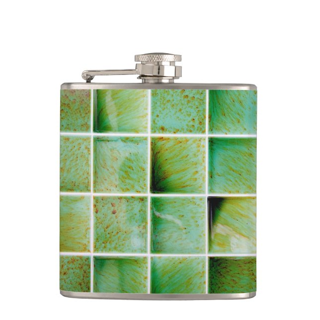 Green tiles flask (Front)