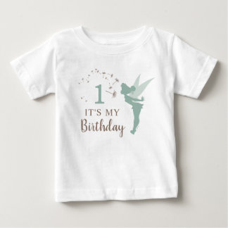 Green Tinker Bell Girl Birthday Baby T-Shirt