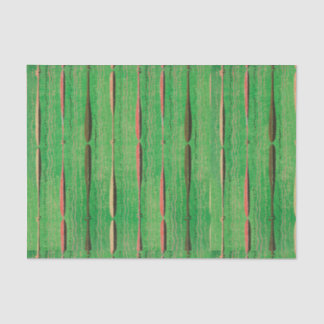 GREEN TISSUE PAPER JAPANESE WOODBLOCK PATTERN