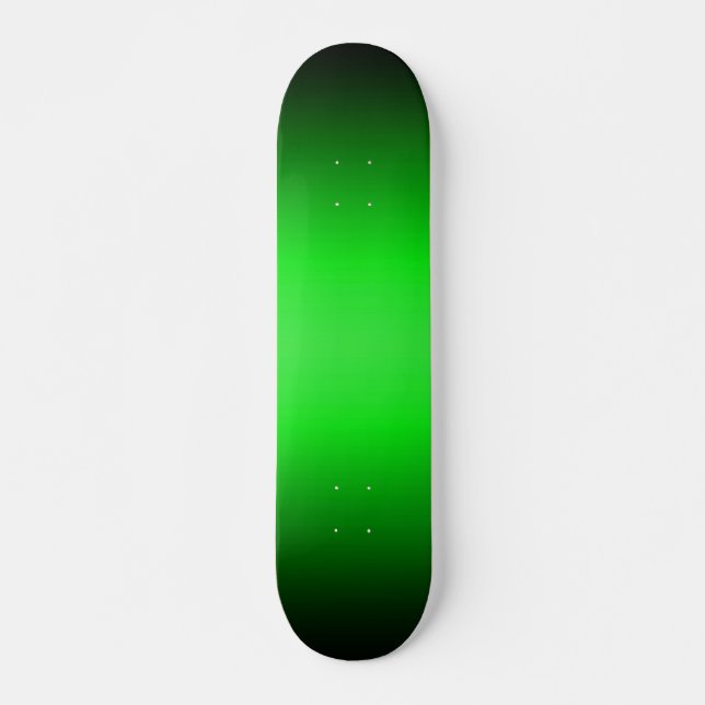 Green to Black Gradient Skateboard (Front)
