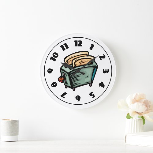 Green Toaster Clock
