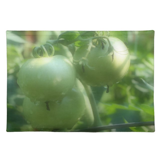 Green Tomatoes Nature American MoJo Placemat (Front)