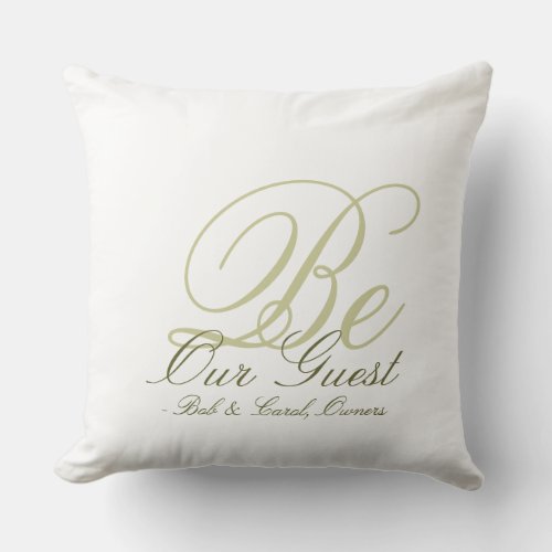 Green Tones Guest Pillow