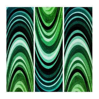 Green Tones Modern Art