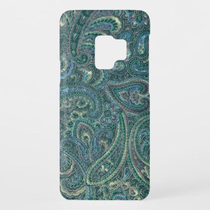 Green Tones Vintage Ornate Paisley Pattern Case-Mate Samsung Galaxy S9 Case