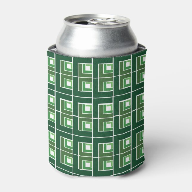 Green Topsy Turvy  Can Cooler (Can Front)