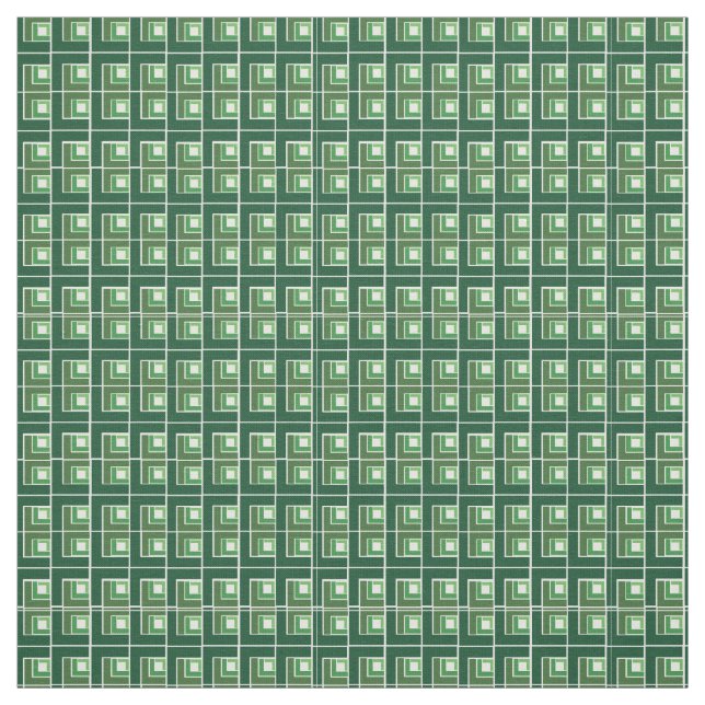Green Topsy Turvy  Fabric (Swatch)