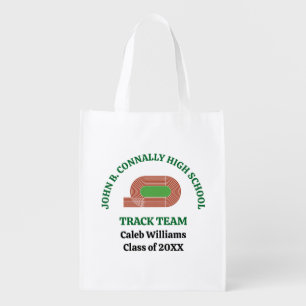 Green Track Club Customized Running Grocery Bag