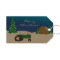Green Tractor & Barn Christmas Tag