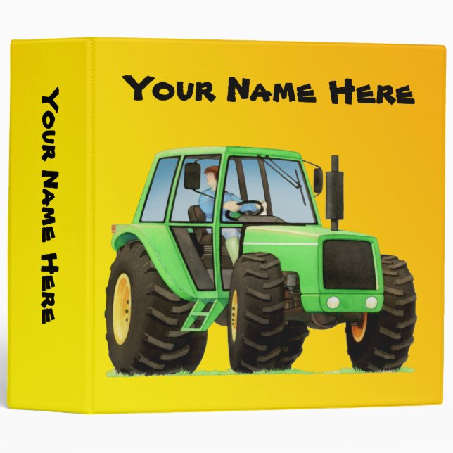 Green Tractor Binder (Front/Spine)