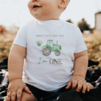 Green Tractor Birthday T-Shirt