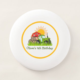 Green Tractor | Boys Themed Birthday Party Wham-O Frisbee