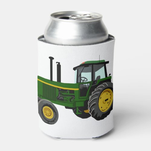 Green Tractor Can Cooler