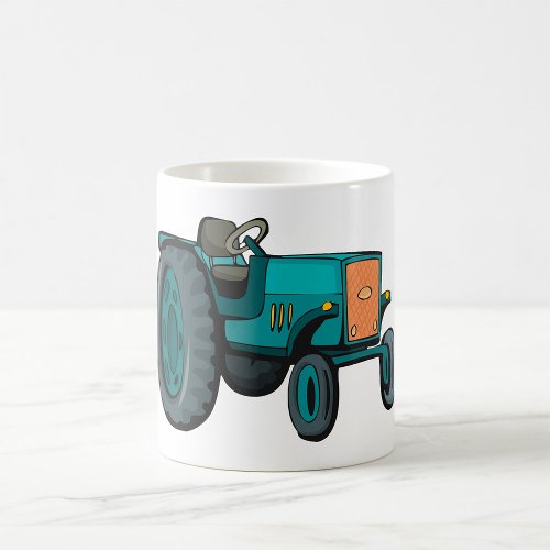Green Tractor Coffee Mug