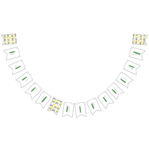 Green Tractor Farm Birthday Bunting Banner