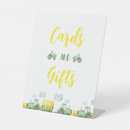 Green Tractor Farm Birthday Cards  Gifts Sign
