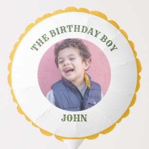 Green Tractor Farm Theme Birthday Party Decor Balloon