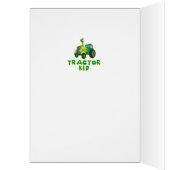 Green Tractor Kid Cards (Inside (Left))