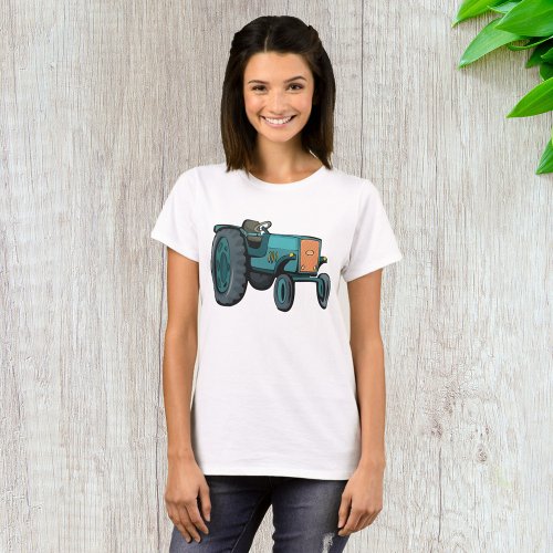 Green Tractor T_Shirt