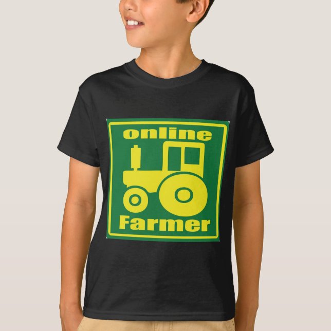 green tractor T-Shirt (Front)