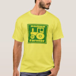 Green Tractor T-shirt at Zazzle