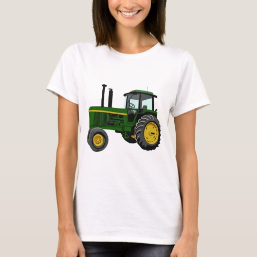 Green Tractor T_Shirt