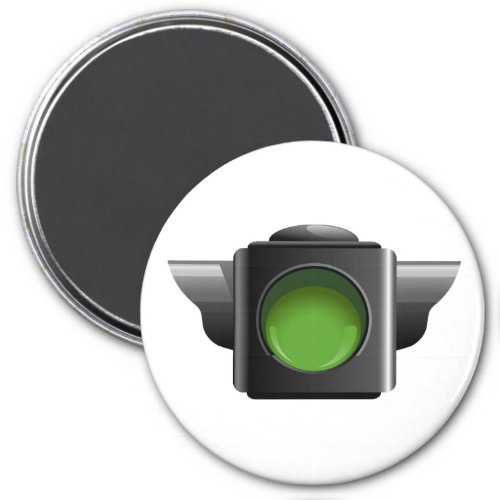 Green Traffic Light for Classroom Management Magnet