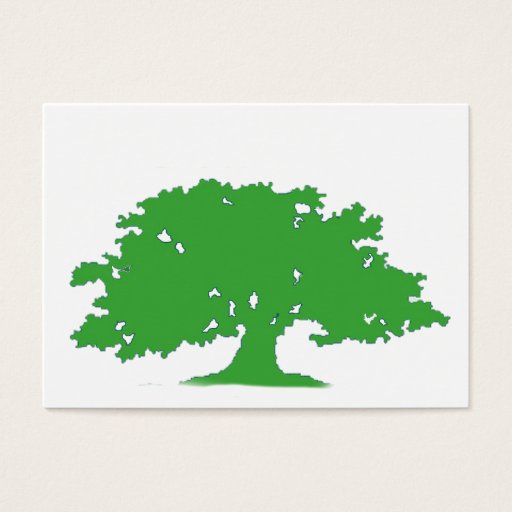 Customizable Green Tree Business Card Templates