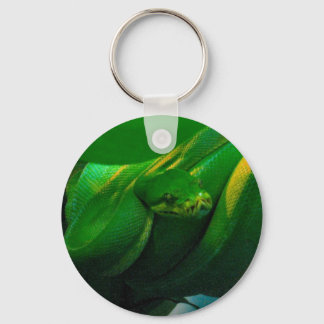 Green Tree Boa Keychain